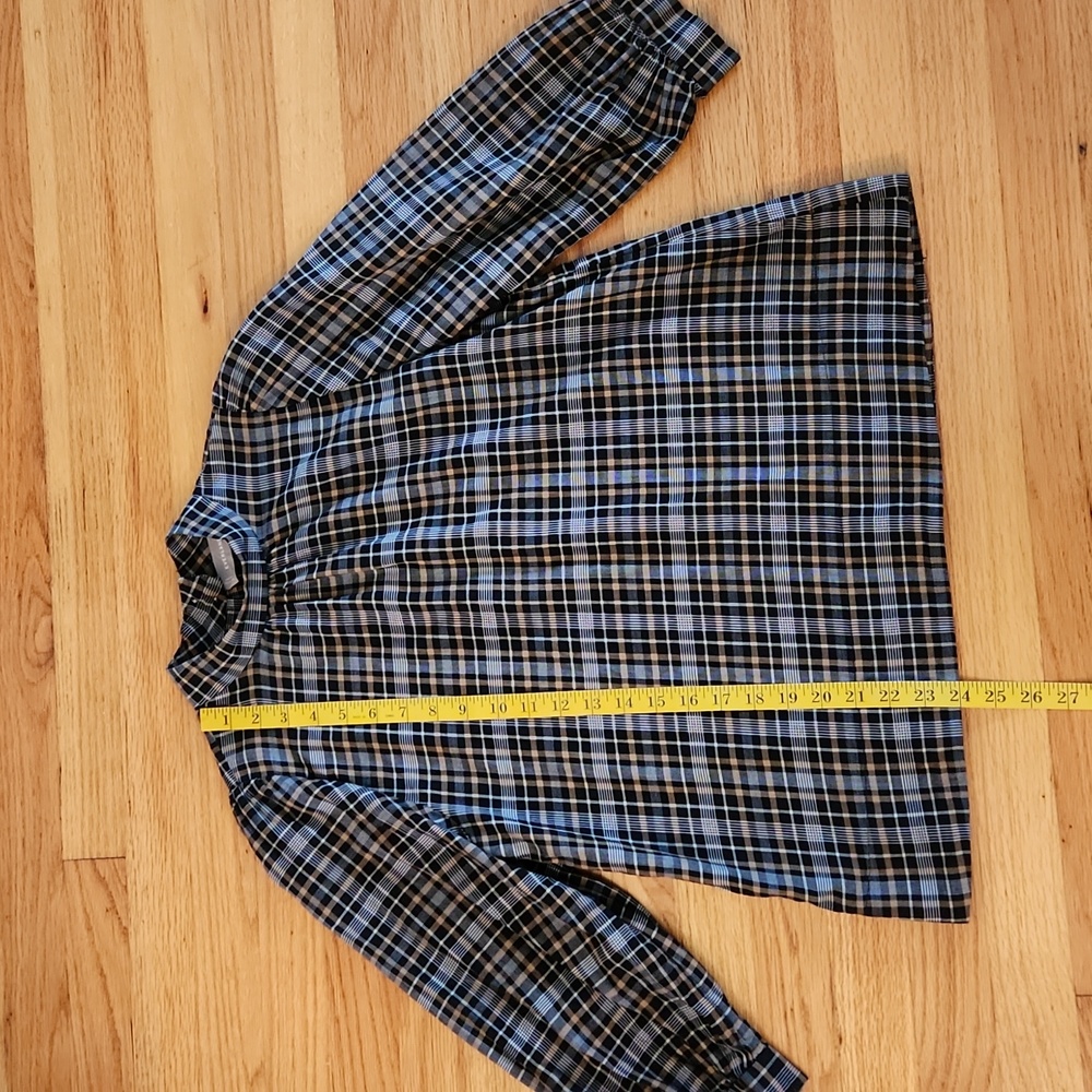 Everlane The Lightweight Flannel Mockneck Shirt Size 2 - Picture 8 of 9